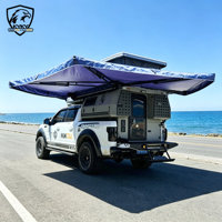 KYKY Huntoo Camper A02 Premium, douche intérieure toutes saisons, design personnalisé, camping-car préfabriqué en aluminium, camping-car coulissant dans la benne du camion