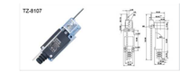 Interrupteur de fin de course TZ-8 à levier à rouleau 250V 5A SPDT, micro-interrupteur industriel IP65 pour l'automatisation des routeurs CNC