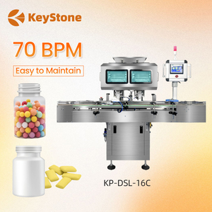 Compteur automatique de comprimés et de capsules à 16 canaux, machine de comptage de comprimés et de capsules à deux buses - Product Image 1