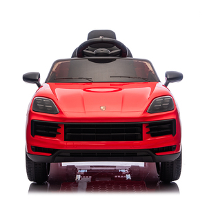 Macchina Elettrica per Bambini <span class=keywords><strong>Porsche</strong></span> <span class=keywords><strong>Cayenne</strong></span> con Licenza Ufficiale, Batteria da 12V, Sedile in Pelle e Telecomando - Product Image 2