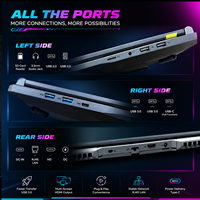 Ordinateur portable de jeu OEM neuf de 16 pouces, 16 Go + 128/256/512 Go/1 To, Intel 6e génération i7 3,4 GHz, 144 Hz, double carte graphique, clavier anglais, pour entreprise
