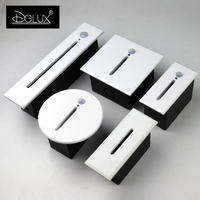 Lampe murale d'escalier intelligente en aluminium moderne DGLUX, contrôle intelligent, rampe LED encastrée, montage mural, 3 W LED, éclairage de marche