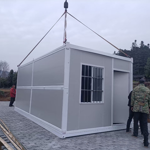 Casa de contenedores plegable de Marruecos moderna, diseño de estructura aislada de fábrica, centro comercial escolar de oficina a prueba de terremotos de bajo costo - Product Image 3