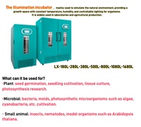 Chambre de croissance à température constante avec éclairage LED 580L, incubateur de laboratoire pour la phénotypage des plantes, la recherche en sélection rapide