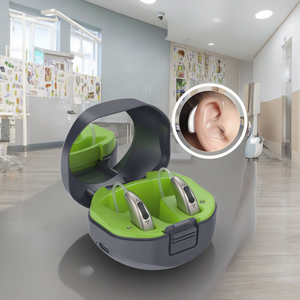 سماعات أذن رقمية صغيرة غير مرئية BTE من الشركة المصنعة الصينية، متوفرة للبيع في الولايات المتحدة مع عينات مجانية للأعمال التجارية، تصنيع حسب الطلب OEM/ODM - Product Image 1