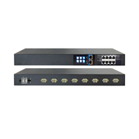 PDU intelligent à courant continu (CC) 24V 48V avec surveillance à distance, protection contre les surcharges, détection de température, humidité, fumée, porte et eau