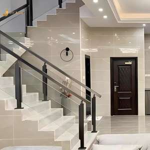 Barandilla de Escalera Moderna y Duradera de Acero Inoxidable Cepillado EX1038 para Decoración de Interiores y Proyectos de Ingeniería Comercial - Product Image 4