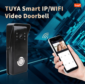 <span class=keywords><strong>Sonnette</strong></span> vidéo intelligente 1080P HD WiFi avec contrôle d'accès POE RFID, audio bidirectionnel, vision nocturne, métal, villa, bureau - Product Image 1