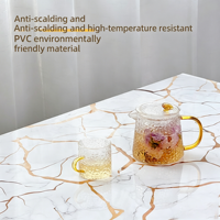 Papier peint PVC effet marbre, design européen, antidérapant, imperméable, idéal pour appartement et cuisine, respectueux des surfaces, adapté aux locataires