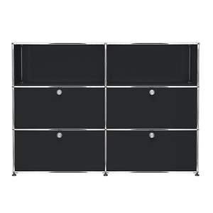 Aparador de Metal de estilo clásico contemporáneo KD Muebles multifuncionales para sala de estar con casillero Hecho de acero inoxidable - Product Image 4