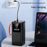 Batterie externe portable intelligente personnalisée haute capacité 30000 mAh, charge rapide, entrée Type-C, sortie USB/DC, écran LED, 22,5 W, Li-Polymère