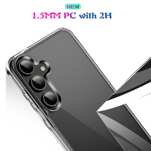 Étui pour Samsung Galaxy <span class=keywords><strong>S34</strong></span> Plus S25Edge S24 S26 Ultra S23 S22 S21 S20 FE S25 Plus Coque de téléphone fine transparente Coque arrière rigide - Product Image 2