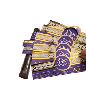 Etiquetas Adhesivas Personalizadas para Anillos de Cigarros con Sello Privado en Lámina Dorada - Product Image 1