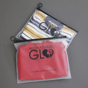 Plastic Frosted Bags with Zipper <b>PVC</b> Resealable Zip Envelope Holder for Bill Coins Receipt Jewelry Hair Accessories Storage - Product Image 2