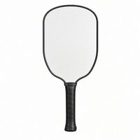 Raquette de pickleball en fibre de carbone brute de qualité supérieure, épaisseur 13 mm, technologie thermoformée 3K, équipement d'entraînement, logo personnalisé