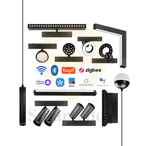 0-10V Dali casambi Dimmable từ theo dõi đèn tuya ZigBee Wifi Lưới + 2.4G thông minh bề mặt hệ thống lõm nam châm theo dõi đèn - Product Image 4