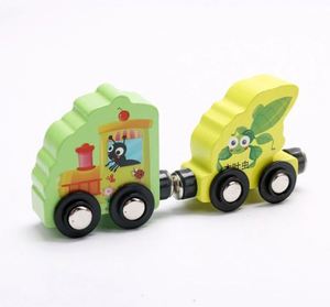 Cadeaux d'anniversaire parfaits pour les tout-petits garçons et filles 2025, train en bois magnétique amusant, vente en gros YR0752 - Product Image 3