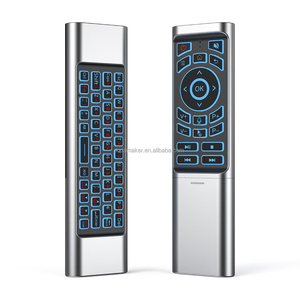 M3 Không Khí Chuột 7 Màu Sắc Backlit Bằng Giọng Nói Điều Khiển Từ Xa 2.4G Bàn Phím Không Dây Cho <span class=keywords><strong>Android</strong></span> TV Box Mini PC Chiếu - Product Image 1