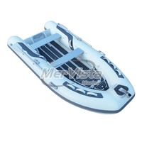 Canoë d'aviron 3.3m bateau Orca Tube coque en aluminium RIB gonflable 11ft bateaux assis sur le dessus