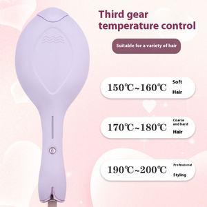 2025 vente chaude mignon conception oeuf rouleau cheveux <span class=keywords><strong>fer</strong></span> à friser ion négatif PTC chauffage électrique LCD lisseur de cheveux - Product Image 2