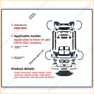 Adecuado para BMW X4G02 (18-21) convertido al nuevo X4M (<span class=keywords><strong>22</strong></span>+) sin necesidad de reemplazar luces, kit completo de carrocería con bocina. - Product Image 2