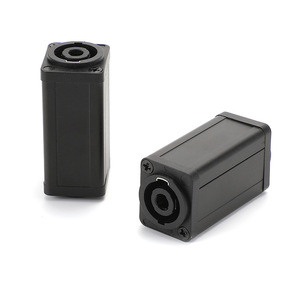 Convertidores de audio, conector RCA de plástico, adaptador de audio hembra a hembra para extensión de cable de altavoz - Product Image 1