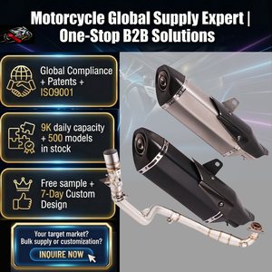 Sistema de <span class=keywords><strong>Escape</strong></span> de Motocicleta de Acero Inoxidable de Alta Calidad, Personalizado con Diseño Geométrico, Nivel OEM, para Honda Xadv750, Accesorios - Product Image 1