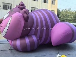 Ballon géant gonflable de chat de Cheshire de Jenor, inspiré d'<span class=keywords><strong>Alice</strong></span> <span class=keywords><strong>au</strong></span> <span class=keywords><strong>pays</strong></span> <span class=keywords><strong>des</strong></span> <span class=keywords><strong>merveilles</strong></span> - Taille et couleur personnalisables, décoration durable - Product Image 4