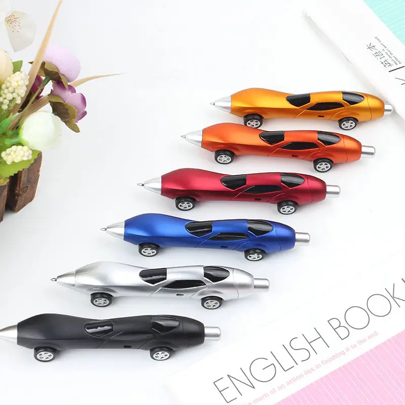 Promotional Gifts Printing Personalized Cool Fun kids Toy Stationery Novelty Pens Cute Pens Interesting Racing Car Pens for Boys