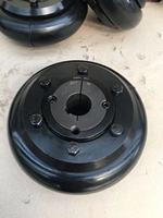 Accouplement de pneu en aluminium F120 F160 et accouplement flexible à emboîtement conique pour moteur