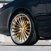Rines Forjados de 2 Piezas con Diseño de Malla Personalizado de 21, 22, 23 y 24 Pulgadas, 5X130, 5X120, 5X112, con Logotipo Personalizado para G63 AMG, Macan, X5, X6