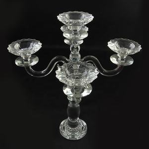 Wholesale Luxurious Glass <strong>Candle</strong> <strong>Holders</strong> 5 Arms/3 Arms Glass Candelabra Custom Home Wedding Decoration <strong>Candle</strong> <strong>Holders</strong> Crystal - Product Image 6