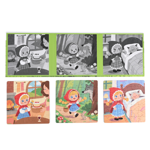 Bán Buôn Tùy Chỉnh Phim Hoạt Hình 3-6 Tuổi Trẻ Em Giáo Dục Học Tập 3 Trong 1 Có Thể Gập Lại Từ Trò Chơi Ghép Hình Câu Đố Cuốn Sách Cho Gia Đình Trò Chơi - Product Image 5