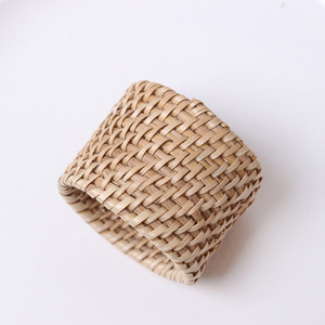 Offre Spéciale Royal Design <span class=keywords><strong>bambou</strong></span> rotin ronds de serviette décoration de fête de mariage et vaisselle à manger stocké <span class=keywords><strong>pour</strong></span> une utilisation pratique - Product Image 2