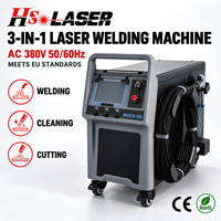 Machine de soudage laser portative refroidie par réfrigérant 1500W 2000W 3000W, soudeuse laser à fibre portable pour acier inoxydable et acier au carbone