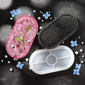 Ys Art Posavasos Moldes Kit de resina epoxi moldes de silicona <span class=keywords><strong>parea</strong></span> resina epoxica posavasos bandeja moldes para jasmonita de hormigón - Product Image 1