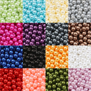 Perle ABS Colorate Senza Foro 3-10mm, Perle Non Porose, Materiale per Riempimento Adesivo Fai-<span class=keywords><strong>da</strong></span>-Te, Accessori - Product Image 1