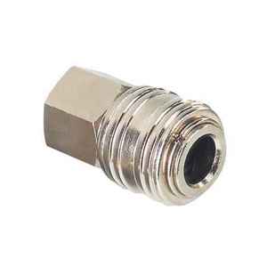 Ensemble de 10 connecteurs filetés internes et externes de style allemand en fer nickelé 1/4, connecteurs mâles pour pièces pneumatiques - Product Image 2