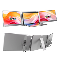 Monitor Portátil Empresarial de Alta Rentabilidad con Panel IPS de 14 Pulgadas, Resolución FHD e Interfaz Tipo C
