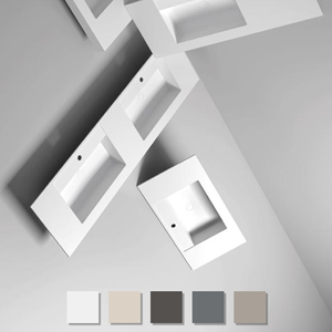 Baignoire autoportante écologique au design traditionnel en pierre artificielle avec jets de massage à air et hydromassage, longueur 1,6 m pour appartement - Product Image 4