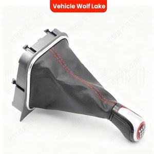 Funda de cuero para palanca de cambios de coche Vehicle Wolf Lake para Volkswagen Golf 6 de 6 velocidades - Product Image 2