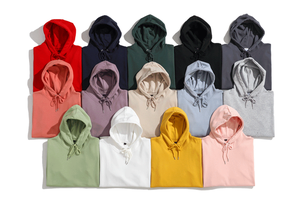 Sweat-shirts à capuche oversize streetwear hip-hop amples et unis pour hommes, sweats à capuche à col rond pour hommes - Product Image 3
