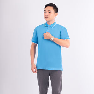 Fábrica de Camisetas Polo con Logotipo Personalizado en Vietnam, Material de Mezcla de Algodón de Alta Calidad, Ofrece Bordado y Serigrafía para la Identidad de Marca - Product Image 4