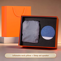 Coffret Cadeau Luxe 3-en-1 Relaxant avec Mug, Haut-parleur pour le Sommeil, Oreiller de Cou – Logo Personnalisé, Cadeau d'Affaires, Clients Corporatifs, Souvenirs de Vacances