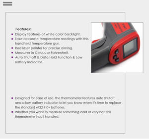 ST380A 휴대용 디지털 적외선 이마 및 귀 온도계 가정 의료 및 식품 온도 검사 OEM ODM 지원 - Product Image 6