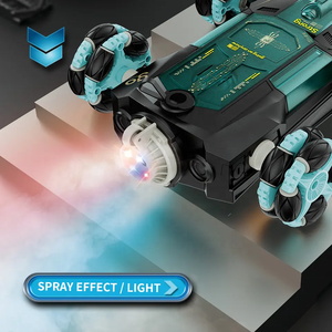 Nuevo Diseño, Auto de Acrobacias a Control Remoto de Alta Velocidad 2.4g, Ecológico, Todoterreno, con Spray, 6 Ruedas, Giro de 360°, para Interiores y Exteriores - Product Image 2
