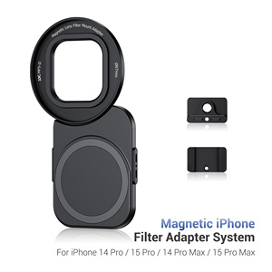 JJC 67mm sistema adaptador de filtro móvil magnético Compatible con <span class=keywords><strong>iPhone</strong></span> 16/15/14 <span class=keywords><strong>iPhone</strong></span> 16/15/14 <span class=keywords><strong>Pro</strong></span> y <span class=keywords><strong>Pro</strong></span> <span class=keywords><strong>Max</strong></span> accesorios de cámara - Product Image 2