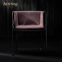 Design minimaliste italien moderne et luxueux: tabouret de bar Jill chaise de bar en cuir personnalisée