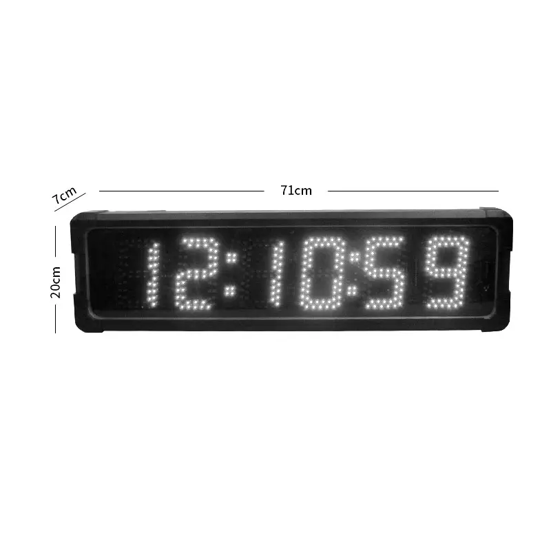 Ganxin Sport Countdown Large Led Digital Sports Marathon Race Clock Timer Single Side Large Screen Outdoor Race Timer