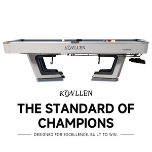 KONLLEN Luxury 9ft American-Style 9 Ball Pool <b>Table</b> 3-Piece 25mm High-Density Slate Custom for Commercial Use & Clubs/Villas COM - Product Image 3
